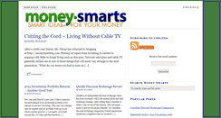 Desktop Screenshot of moneysmartsblog.com