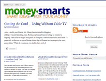 Tablet Screenshot of moneysmartsblog.com